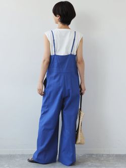 JOURNAL STANDARDRelume　着用1回キャミサロペット WEB限定追加/2枚セット》手洗い可 / タンクトップ付きキャミサロペット