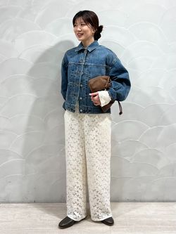 追加》Levi's/リーバイス SLOBE別注 BALLOON SLEEVE TRACKER デニム