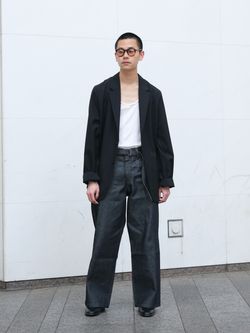 ATON（エイトン）WOOL TROPICAL TAILORED JACKETのコーディネート