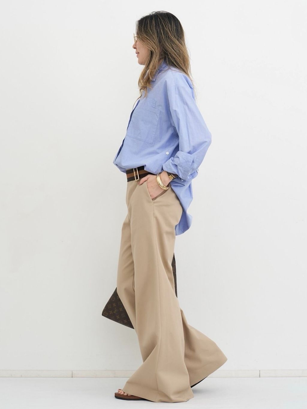 CHINO WIDE PANTSのコーディネートスナップ（BUYER.N）｜L'Appartement