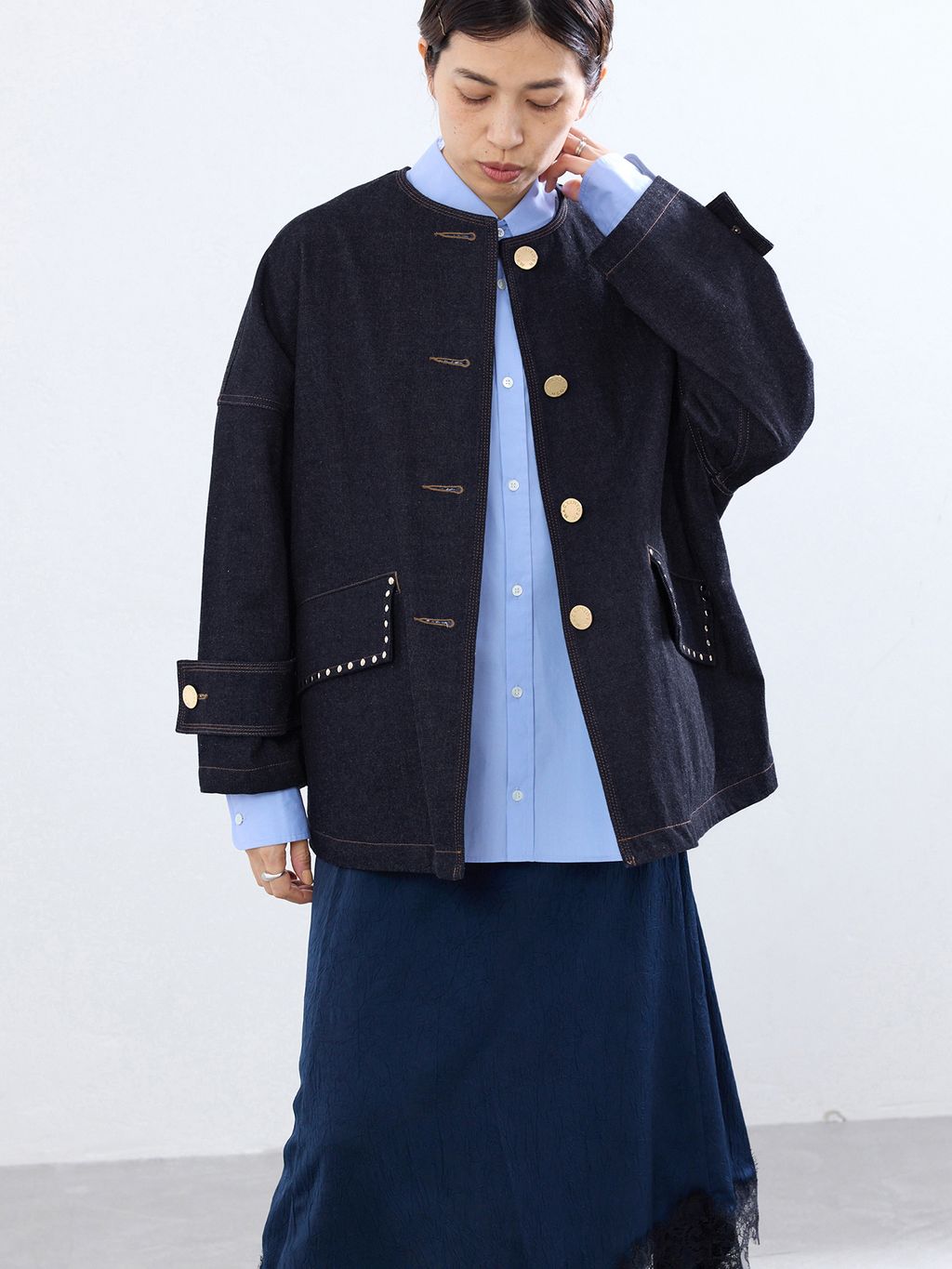 イエナ購入MACKINTOSHマッキントッシュ HUMBIEデニムJKスタッズ イエナ