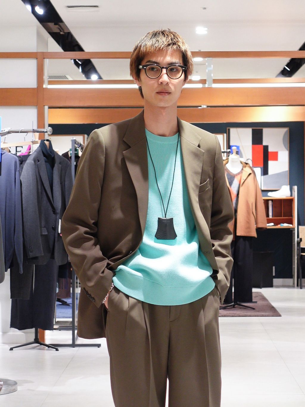 AURALEE (オーラリー) LIGHT WOOL MAX GABARDINE JACKETの