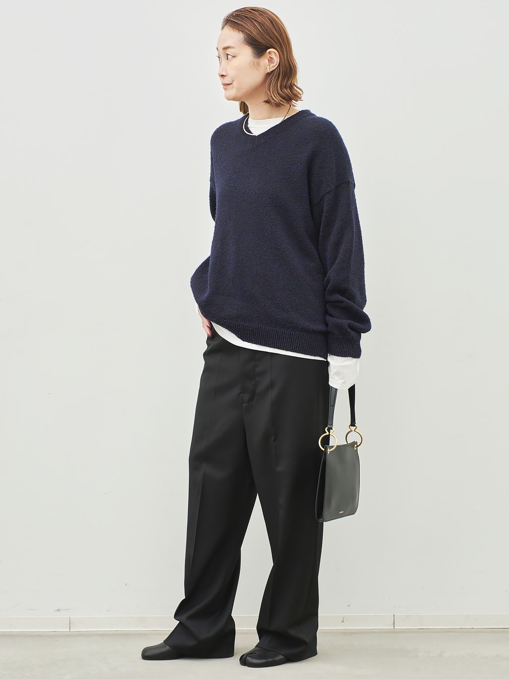 Raspail/ラスパイユ】Longsleeve Cut&Sawnのコーディネートスナップ