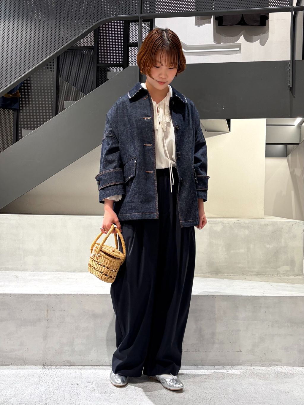 IENA MACKINTOSH HUMBIE DNM JK STU ネイビー 追加》MACKINTOSH/マッキントッシュ HUMBIE DNM JK STUD MB