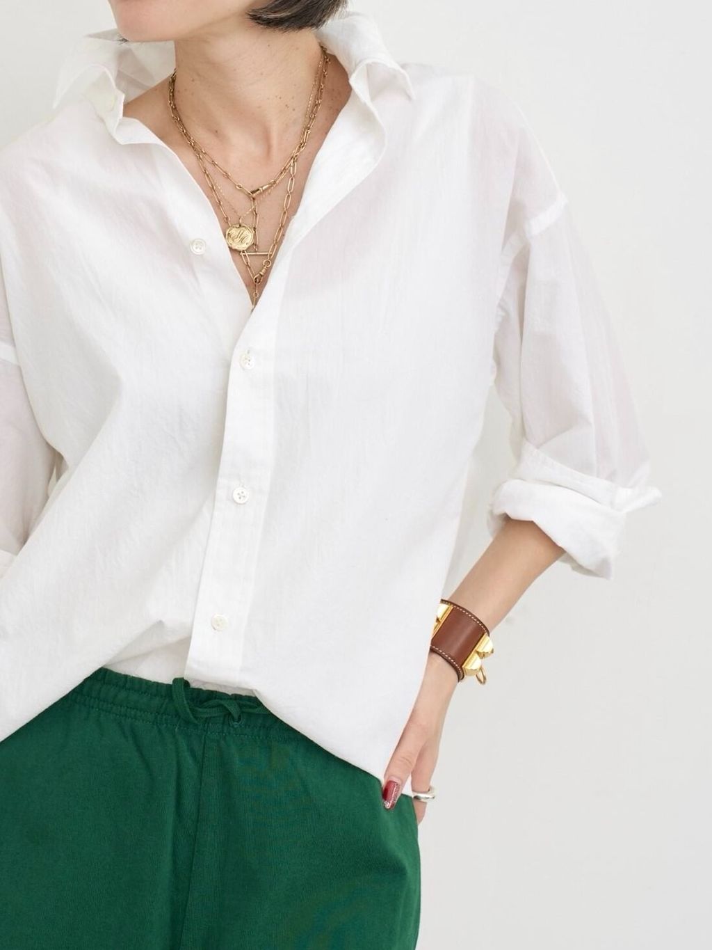 Washed Relax Shirtsのコーディネートスナップ（STAFF.S）｜L