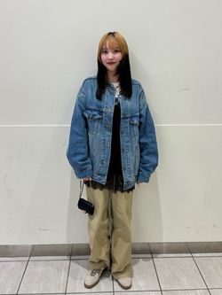 26SS新作］別注【LEVI'S】COLLARLESS XL TRUCKER：デニムジャケットの