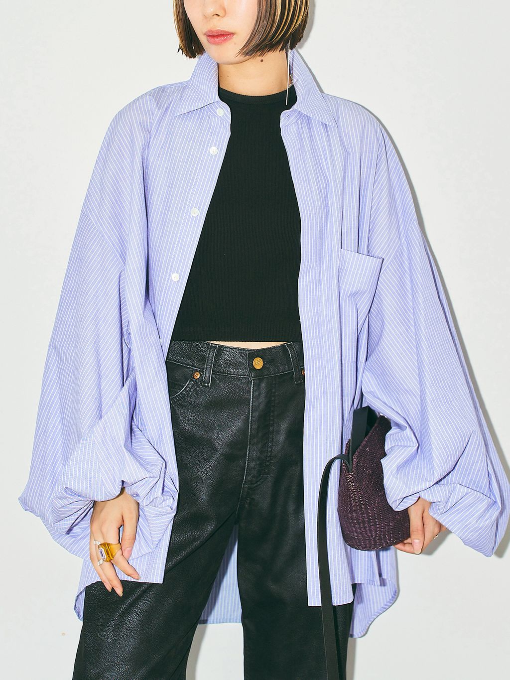 追加2》BALLOON CUFF シャツのコーディネートスナップ（MOENO