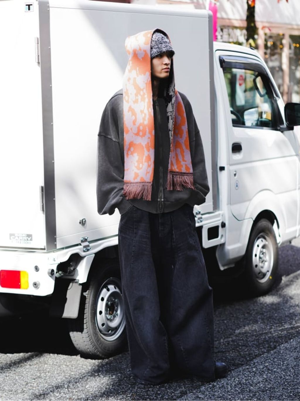 JERZEES別注ZIP UP HOODIEのコーディネートスナップ（HIROMU）｜JOINT