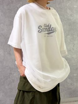 SUNDAY Sheer Tシャツのコーディネートスナップ（A.O）｜journal