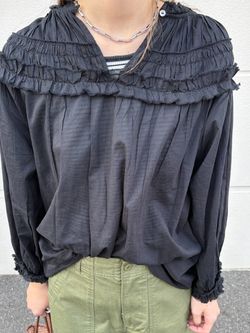 追加》手洗い可 / ボイル2WAYギャザーブラウスのコーディネート 
