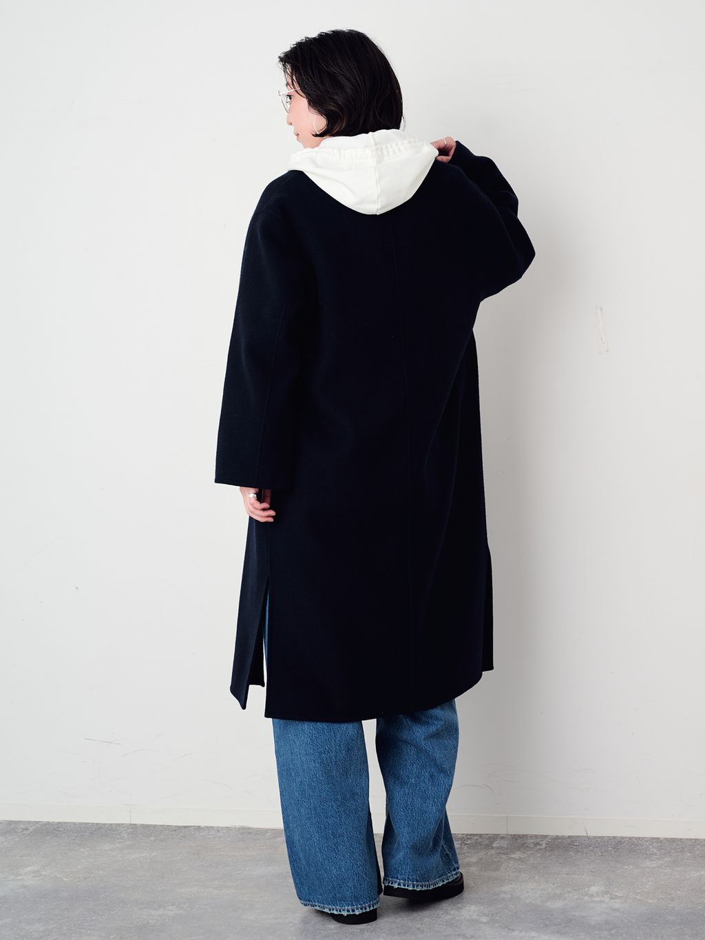 シリーズあり/追加予約》souple woolダブルフェイスチェスターコートの
