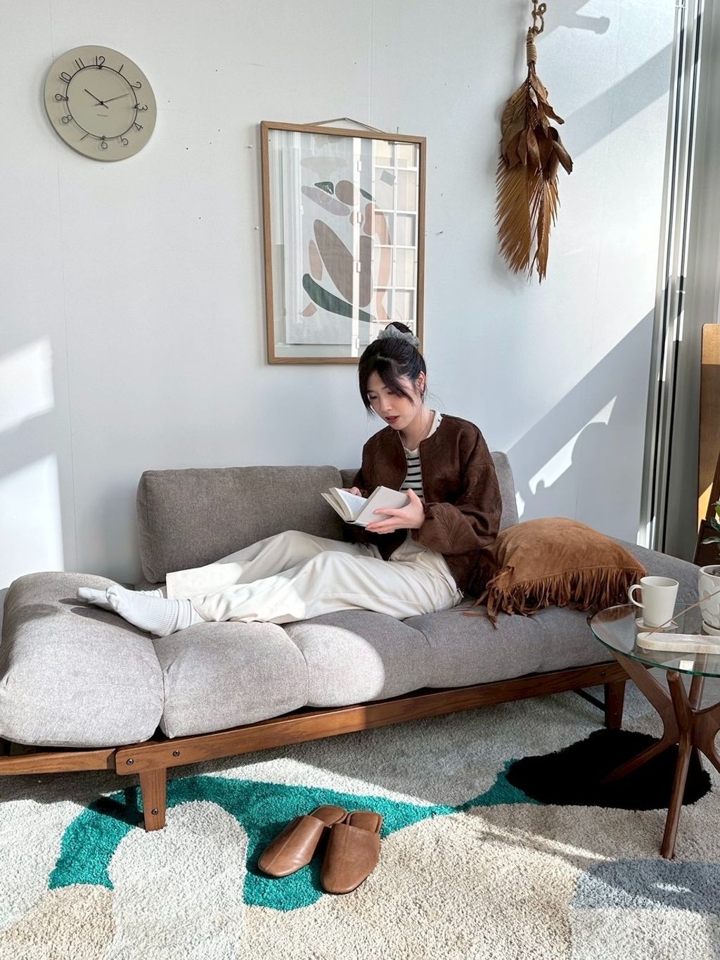 HORSE QUILTING THROW ブランケットのコーディネートスナップ（RUKA