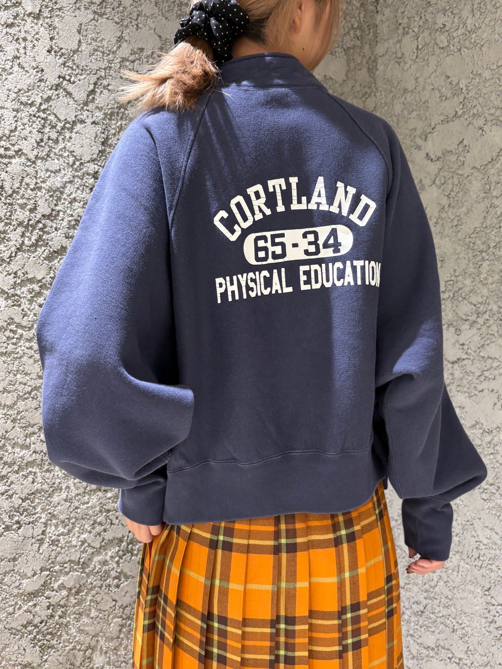 別注【CHAMPION/チャンピオン】for JS ハーフジップスウェットの