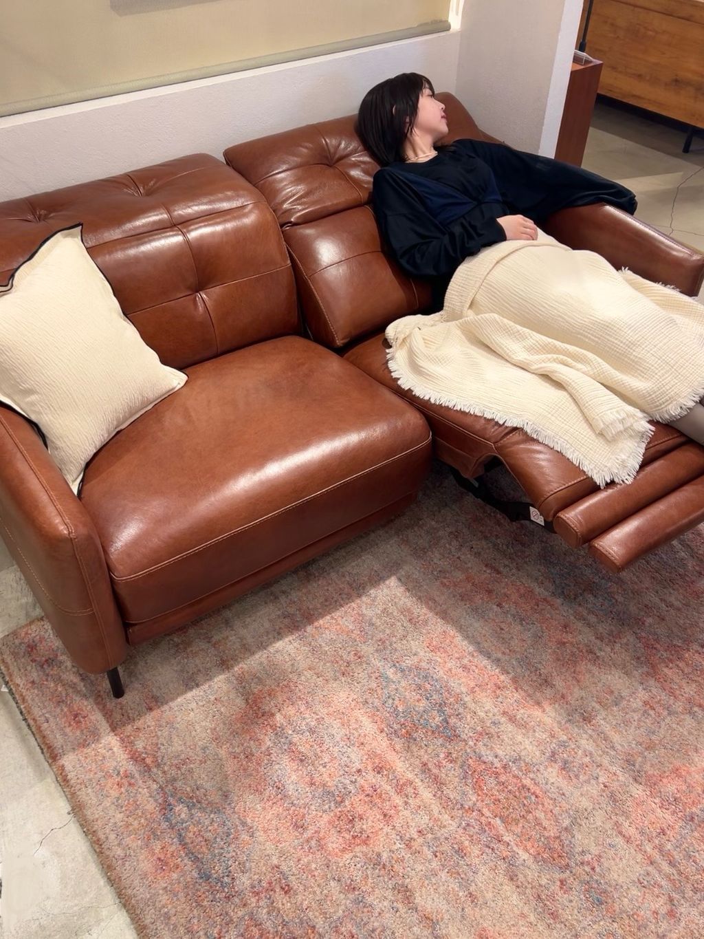 大型商品》SHEFFIELD RECLINING SOFA 2nd レザーRB シェフィールド