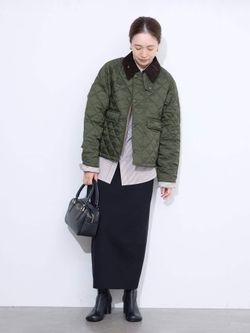 Barbour/バブアー SPEY QUILTED JACKET MQU18020L71のコーディネート