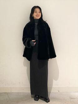 追加》R'IAM RIBシェイプカーディガンのコーディネートスナップ（sae