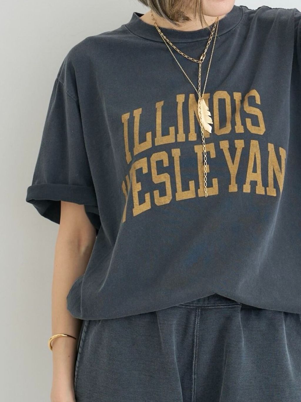 REMI RELIEF/レミ レリーフ】 ILLINOIS T SHIRTのコーディネート