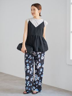 追加》グログラン キャミブラウスのコーディネートスナップ（Suzy