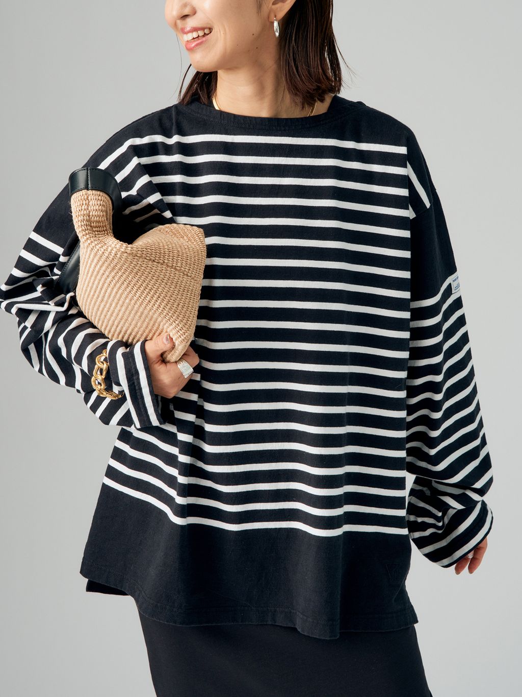 アメ様　VERMEIL par iena 別注 スタジャン 予約》MONT KEMMEL-VL モン ケメル 別注Borderのコーディネート