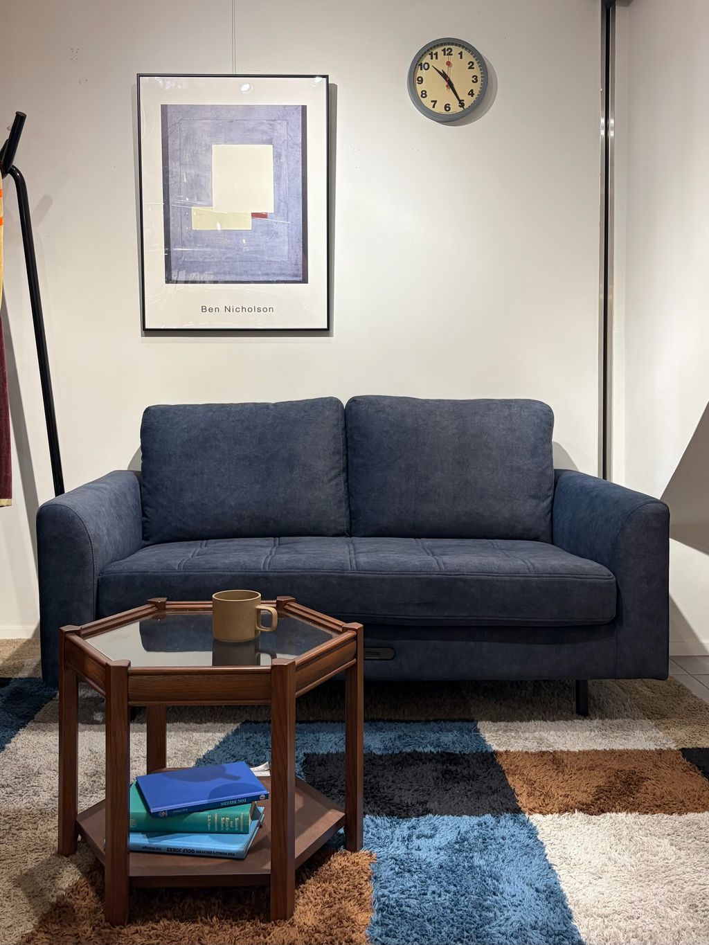 大型商品》PSF SOFA 2SEATER BLUE GRAY ピーエスエフソファの