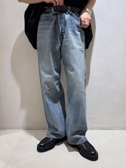 13OZ クラッシュダメージデニムのコーディネートスナップ（Y.K