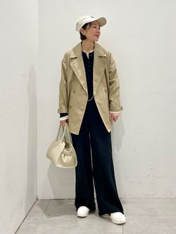 追加 / 手洗い可》ハーフトレンチコート（トレンチコート）｜JOURNAL