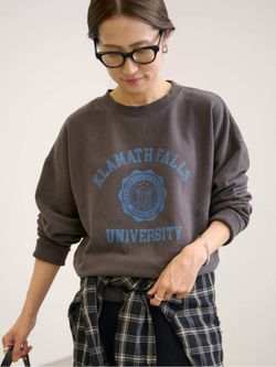 ≪WEB限定 / 予約≫プリントスウェットのコーディネートスナップ（haru