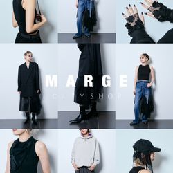 【52800円】　CITYSHOP別注　MARGE　オーストリッチフェザー付ジレ MARGE着こなしガイド | マンネリ解消 ＋α アイテム、今から秋までの
