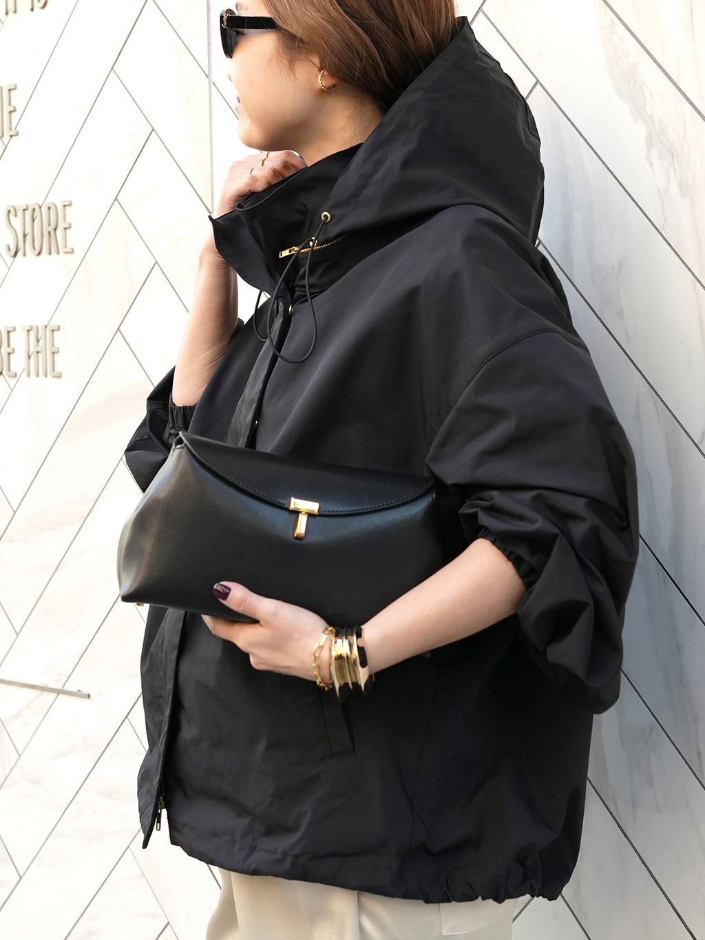 WASHED STAND ジップ ブルゾンのコーディネートスナップ（MIZU