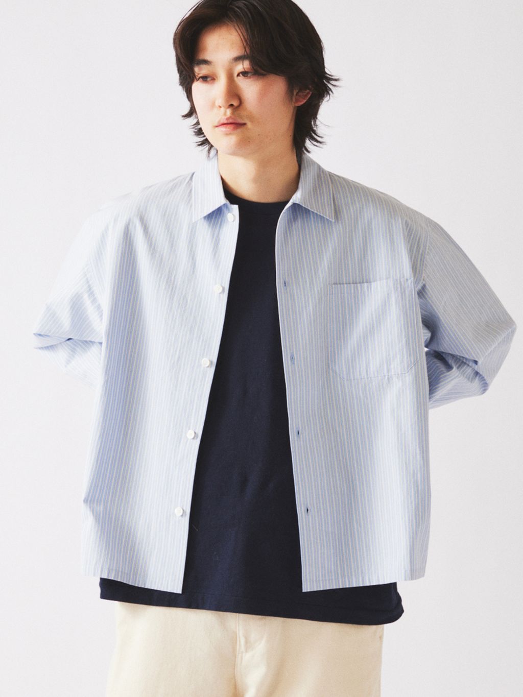 JAMES FABRIC / ジェームスファブリック ボックスシルエット シャツの