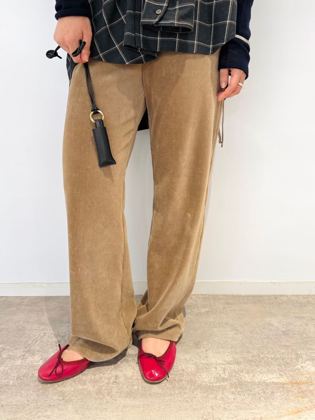 ネルチェックシャツのコーディネートスナップ（miyu）｜EDIT. FOR LULU