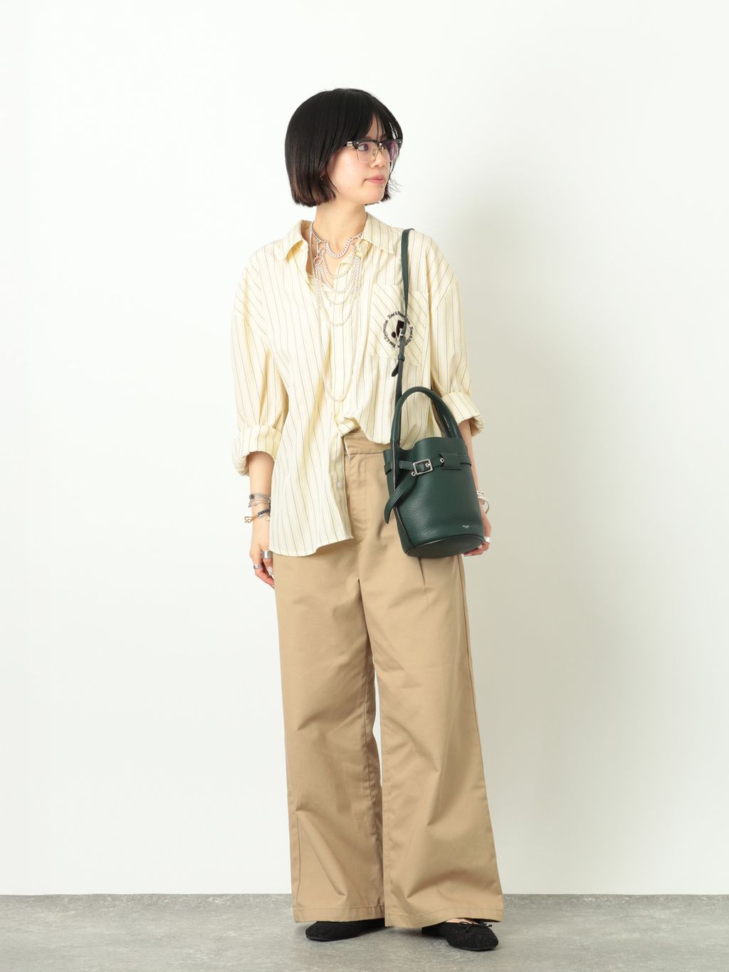 CELINE/セリーヌ】Big bag bucket nano 2wayのコーディネートスナップ