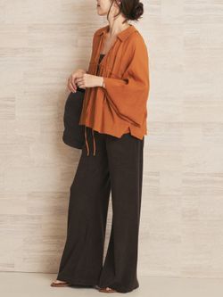 Crepe BOHO ブラウスのコーディネートスナップ（yoshie）｜Plage