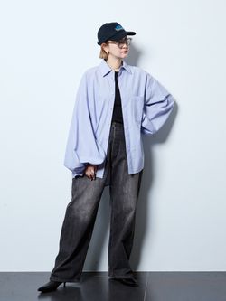 追加2》BALLOON CUFF シャツのコーディネートスナップ（SAKURAKO