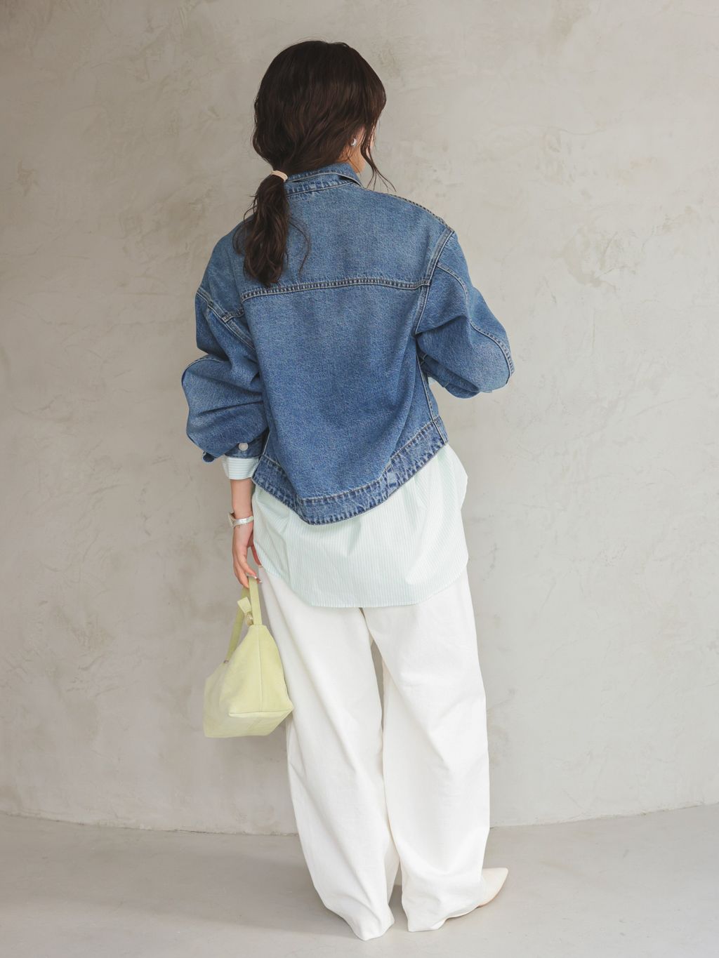 追加》Levi's/リーバイス SLOBE別注 BALLOON SLEEVE TRACKER デニム