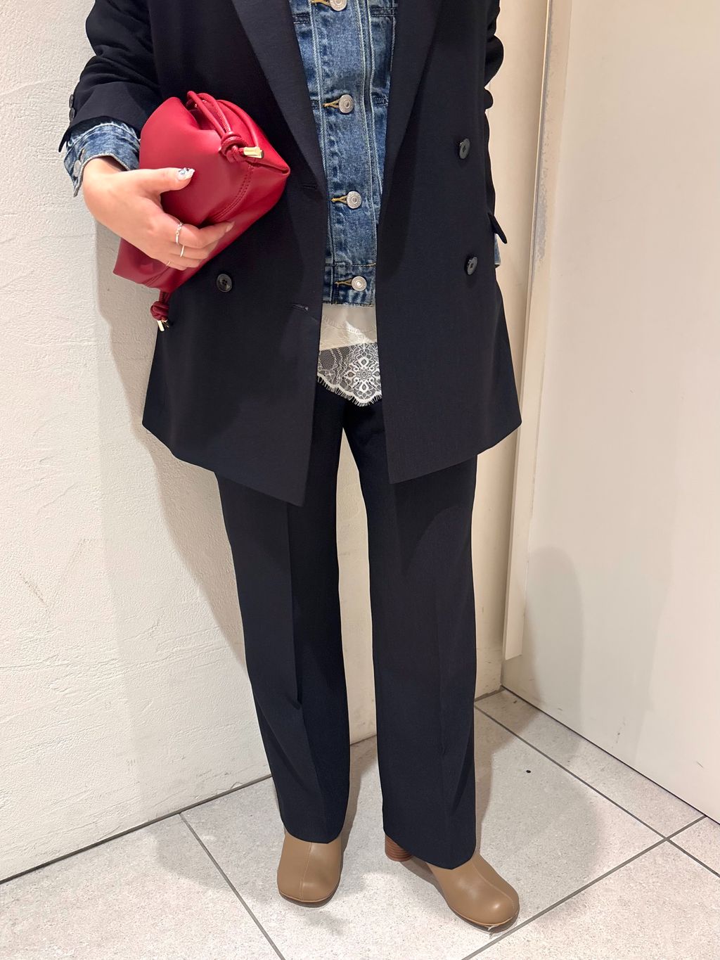 セットアップ対応可/追加2》ウォッシャブルツイルダブルジャケットの