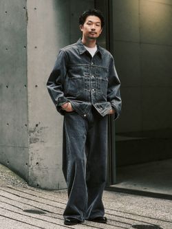 Levi's(リーバイス) 別注 Baggy Wide Leg デニムパンツ（L30）の