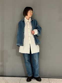 予約》【chimala】for luxe DENIM SHIRT JACKET（045）の