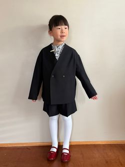 setsuko sagittaire/セツコサジテール】コラボスタンドカラーシャツ