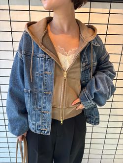 追加》Levi's/リーバイス SLOBE別注 BALLOON SLEEVE TRACKER デニム