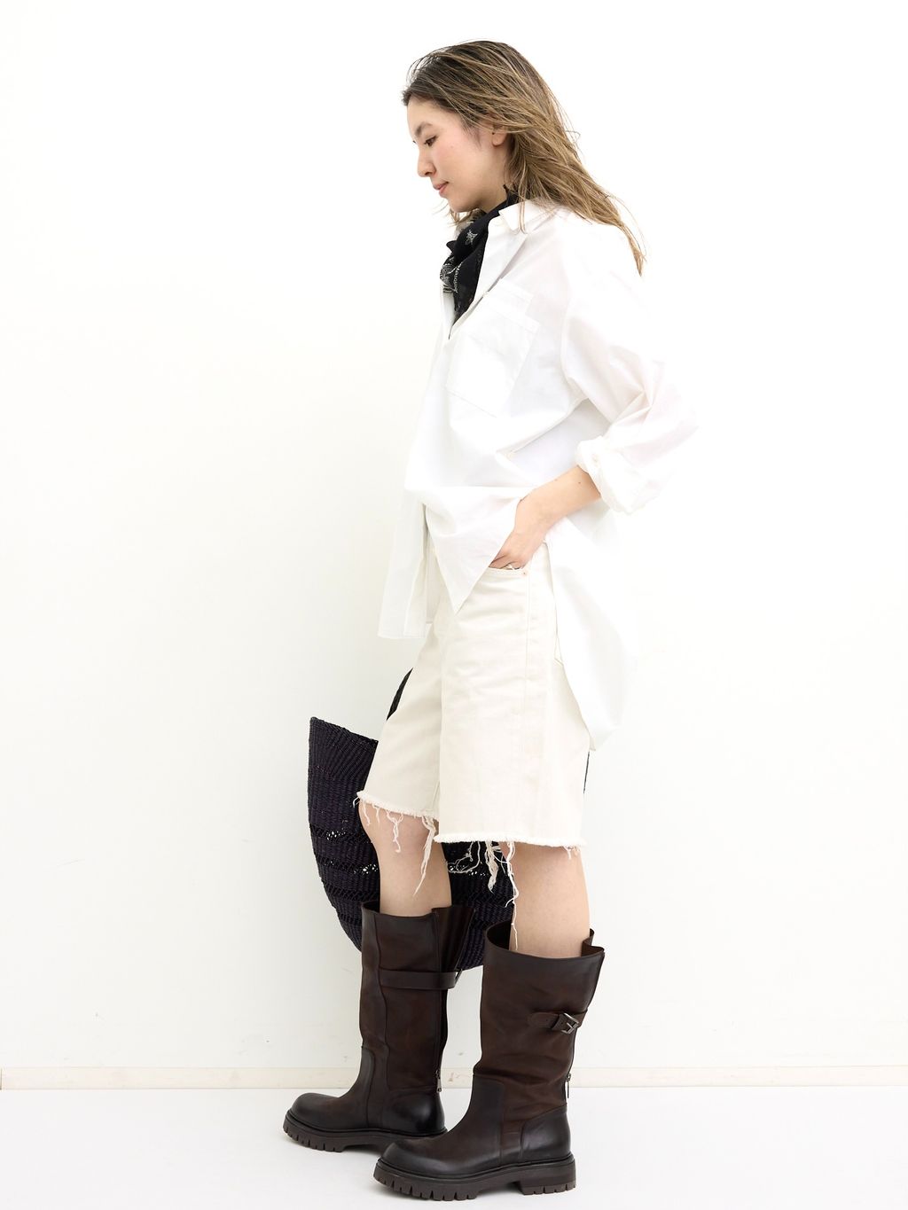 RED CARD/レッド カード】 HALF DENIMのコーディネートスナップ（BUYER