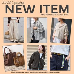 NEW YEAR ARRIVAL SCHEDULE】1月入荷の新作＆初売りアイテムをご紹介