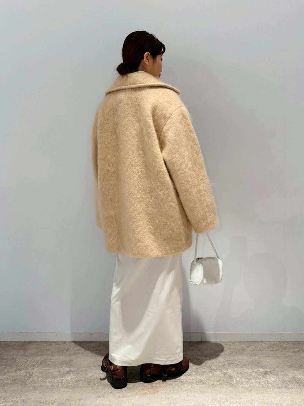 追加》シャギーコートのコーディネートスナップ（emi）｜EDIT. FOR