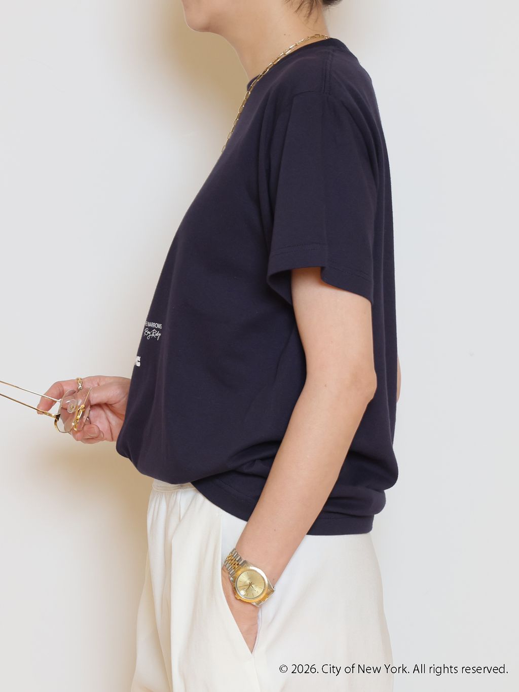 STRETCH TWILL タックパンツのコーディネートスナップ（MUSE）｜MUSE
