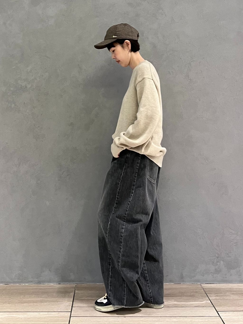 13OZデニム スウィッチパンツ（BLK）のコーディネートスナップ（K.M