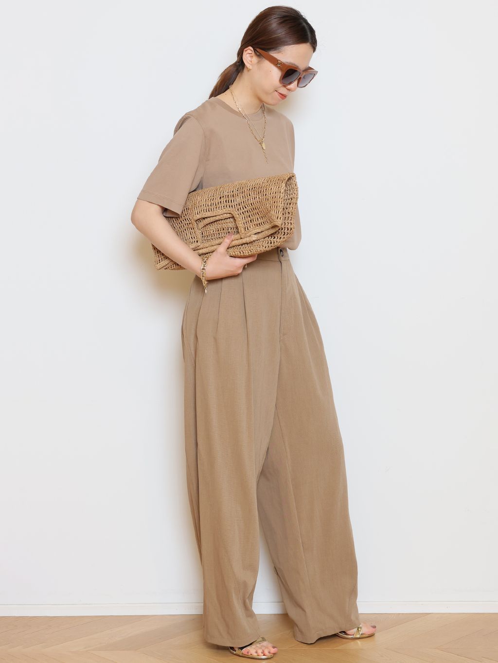 Mme.CREW Tシャツのコーディネートスナップ（HASE）｜MUSE de Deuxieme