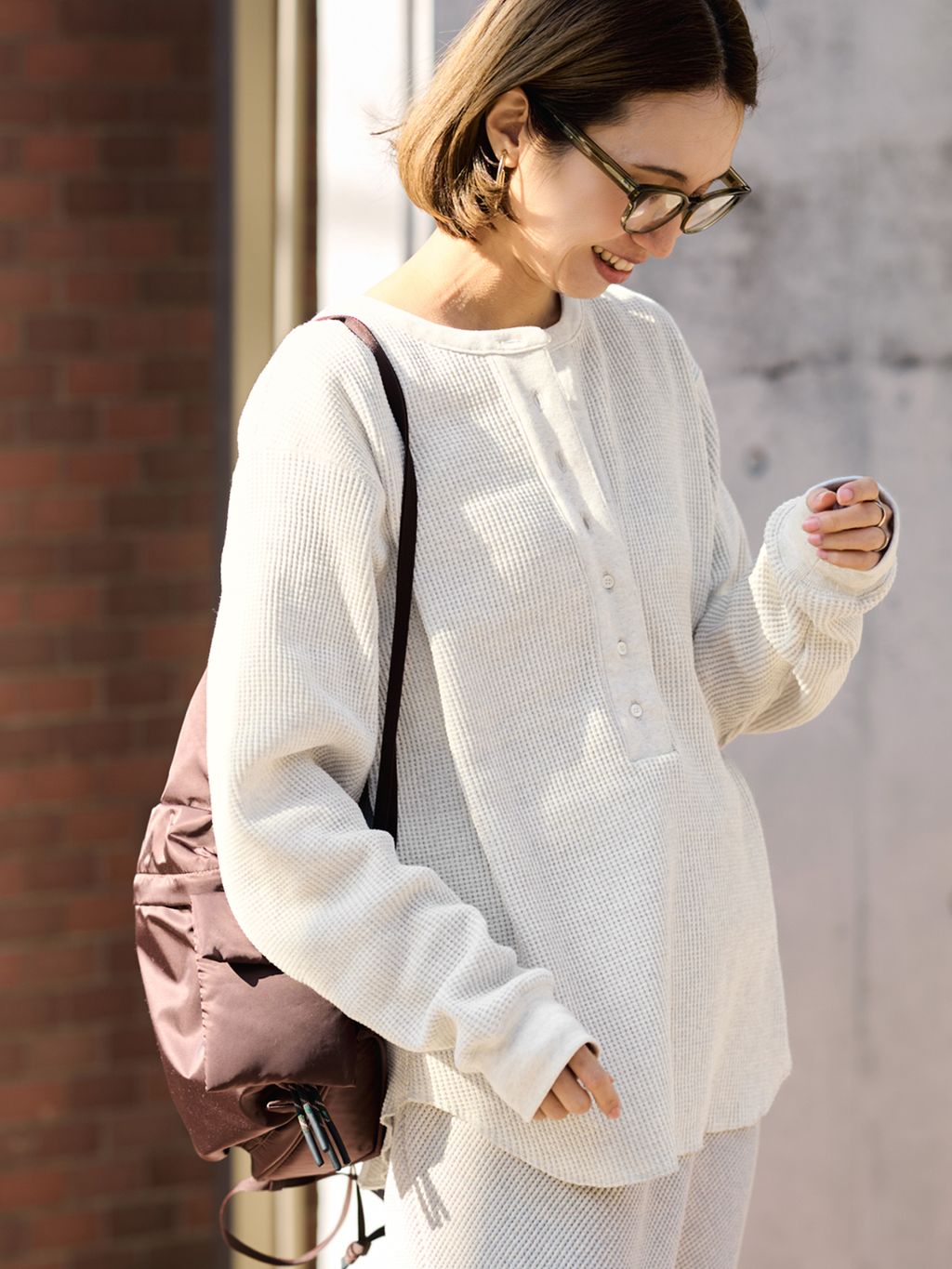 ≪予約≫ワッフルロンTのコーディネートスナップ（tomo）｜FRAMeWORK