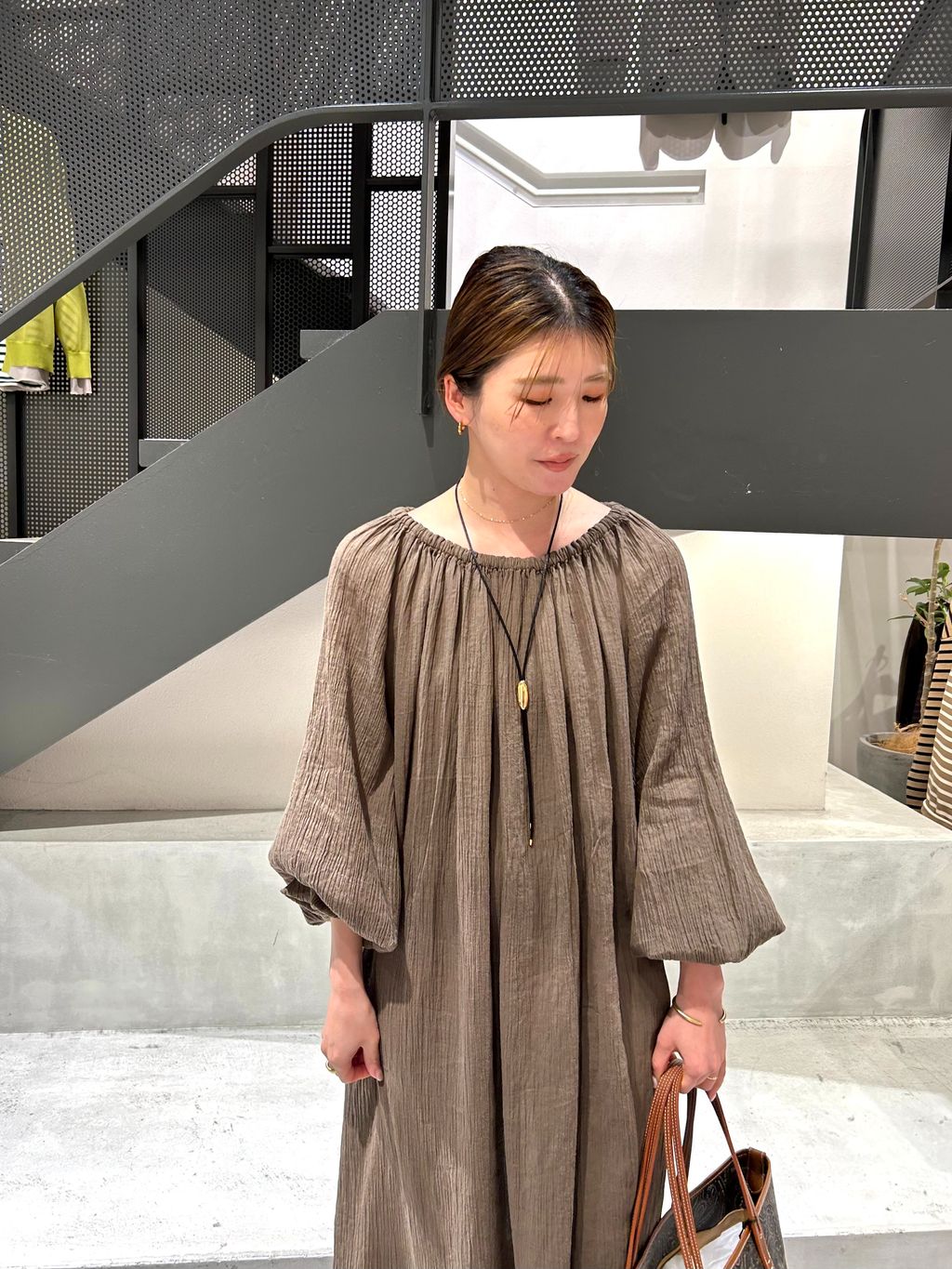 Maison IENA 別注 Raspail/ラスパイユ Smock Dress ワンピース ROP-111