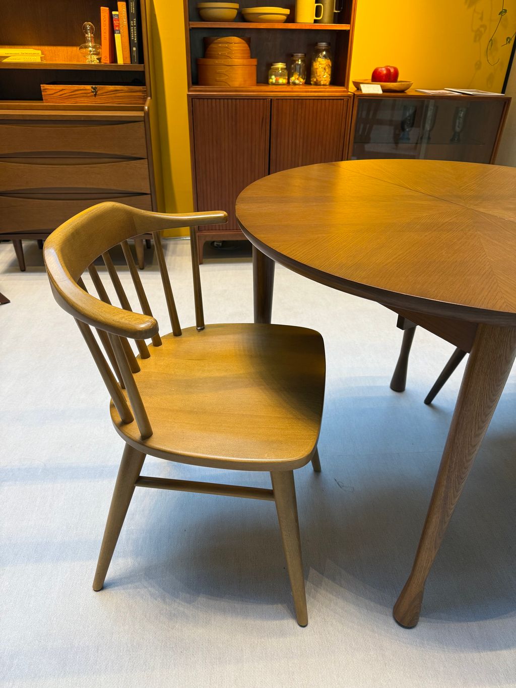 大型商品》AROS ROUND TABLE brown アロス ラウンド テーブル ブラウン