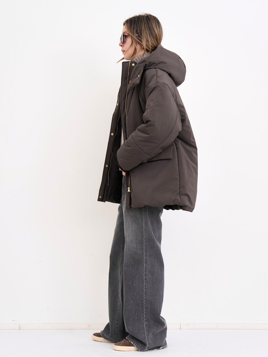 予約》LISIERE 2way Padding Coatのコーディネートスナップ（BUYER.N